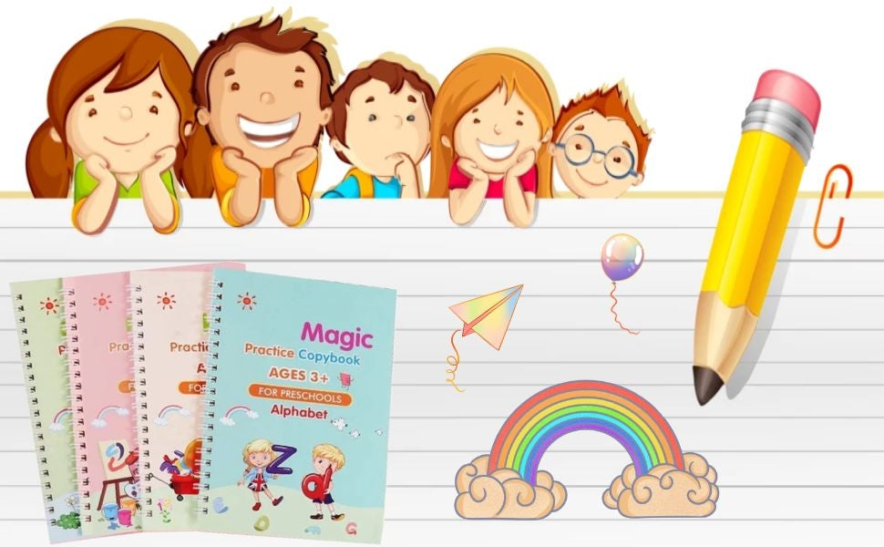 Reusable Tracing Line book to improve HAND WRITING For kids