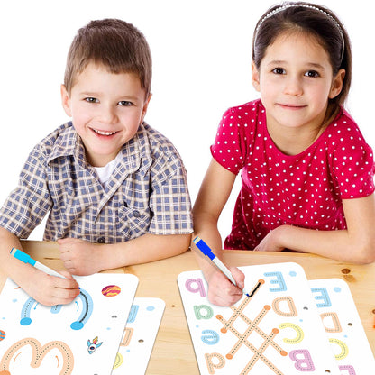 Reusable Tracing Line book to improve HAND WRITING For kids